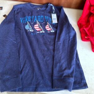 Boys long sleeve t shirt vineyard vines size 12-14